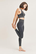 Load image into Gallery viewer, Slate Gray Seamless Sports Bra &amp; Seamless Legging Set