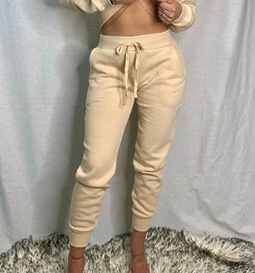 Creme Dream Sweatpants