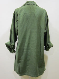 Vintage Green Military Shirt